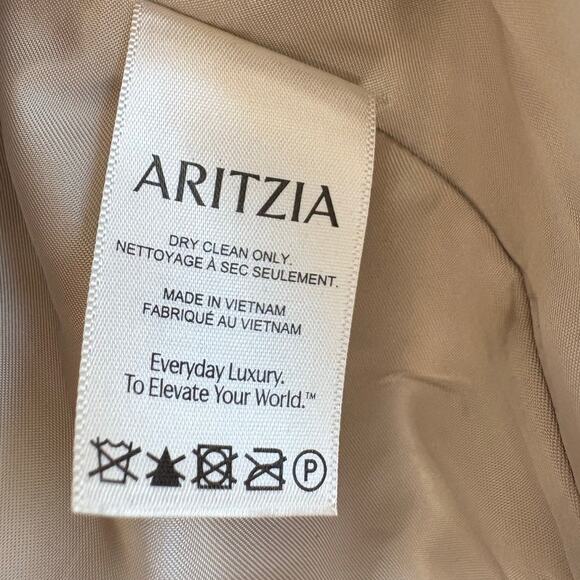 Aritzia Wilfred Women’s Cropped Jacket Blush Beige 2us – Excellent Condition - Picture 6 of 7